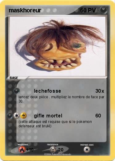 Pokemon maskhoreur