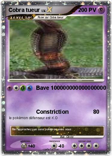 Pokemon Cobra tueur