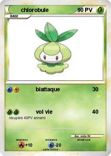 Pokemon chlorobule