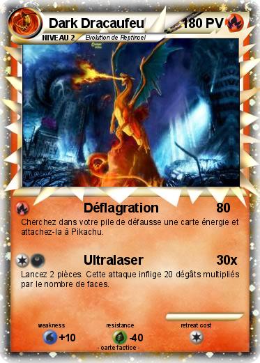 Pokemon Dark Dracaufeu