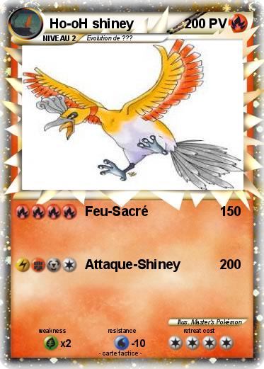 Pokemon Ho-oH shiney