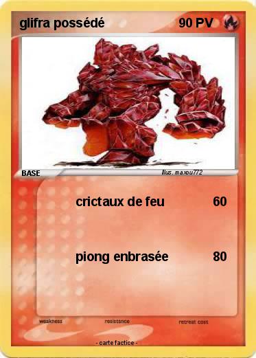 Pokemon glifra possédé