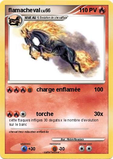 Pokemon flamacheval