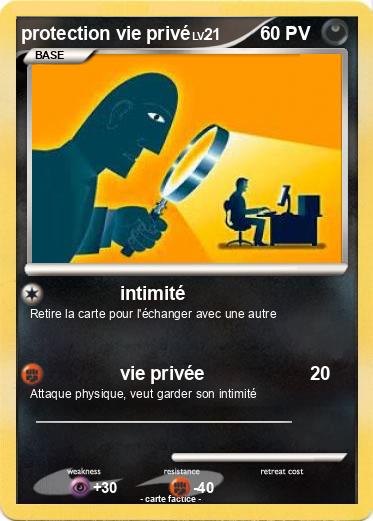 Pokemon protection vie privé