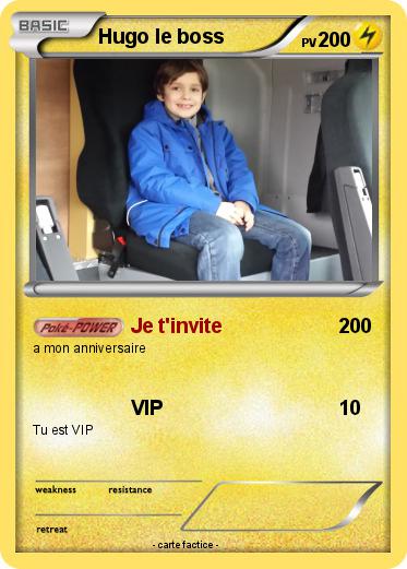 Pokemon Hugo le boss