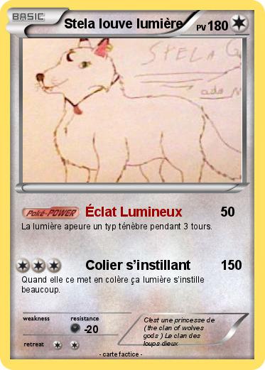 Pokemon Stela louve lumière