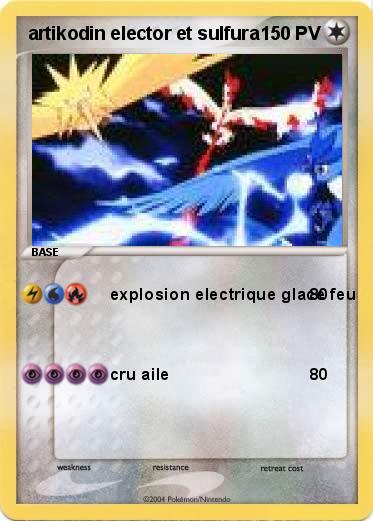 Pokemon artikodin elector et sulfura