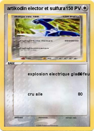 Pokemon artikodin elector et sulfura