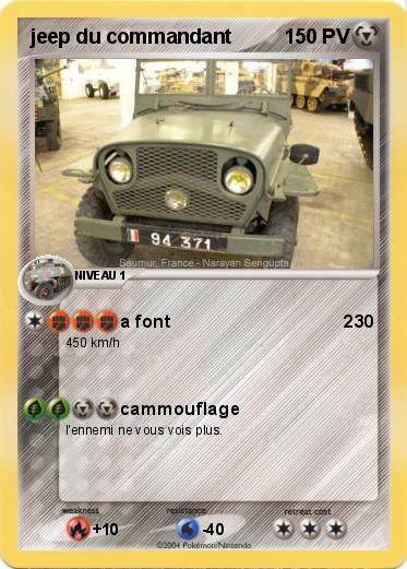 Pokemon jeep du commandant     