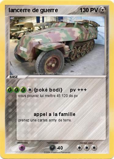 Pokemon lancerre de guerre