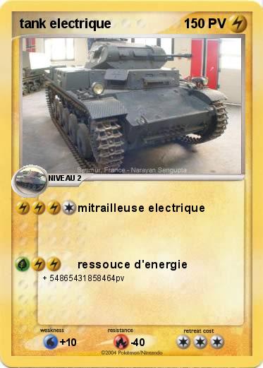 Pokemon tank electrique