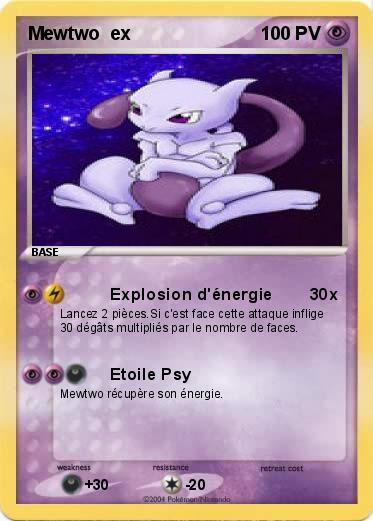 Pokemon Mewtwo  ex