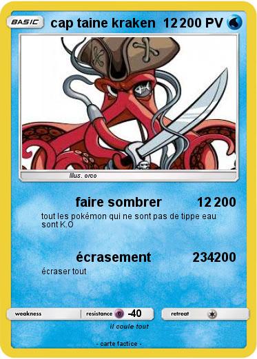 Pokemon cap taine kraken  12