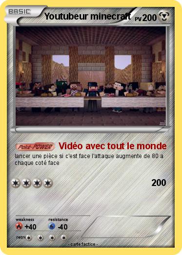 Pokemon Youtubeur minecraft