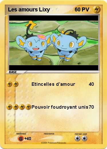 Pokemon Les amours Lixy
