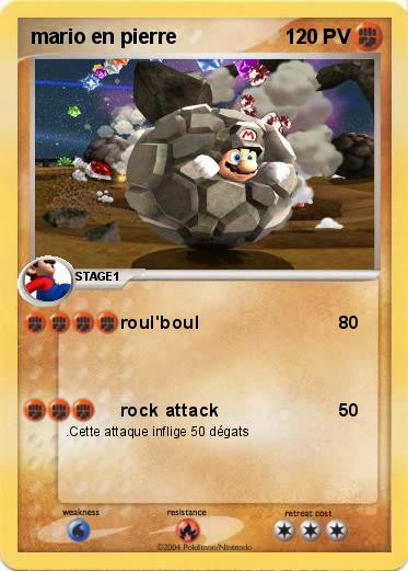 Pokemon mario en pierre