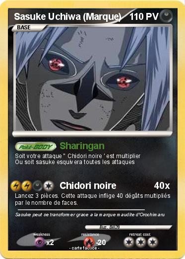 Pokemon Sasuke Uchiwa (Marque)