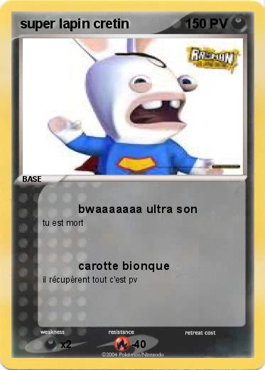 Pokemon super lapin cretin 