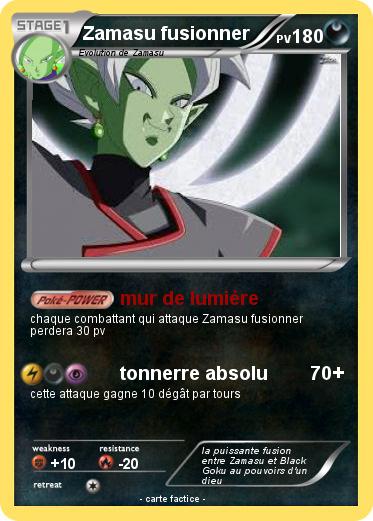 Pokemon Zamasu fusionner