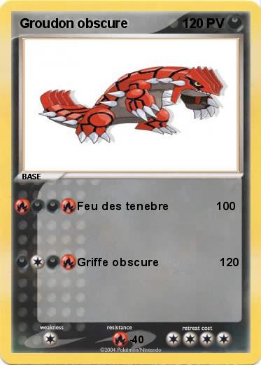 Pokemon Groudon obscure