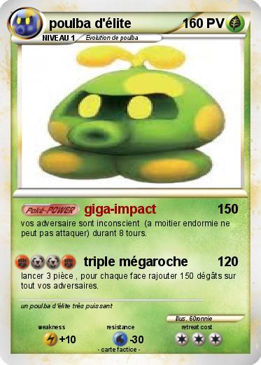 Pokemon poulba d'élite