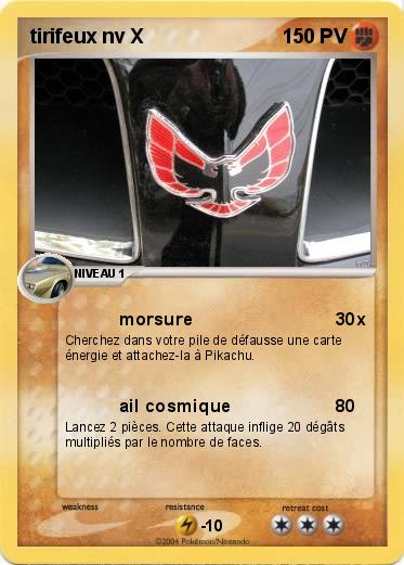 Pokemon tirifeux nv X