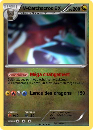 Pokemon M-Carchacroc EX
