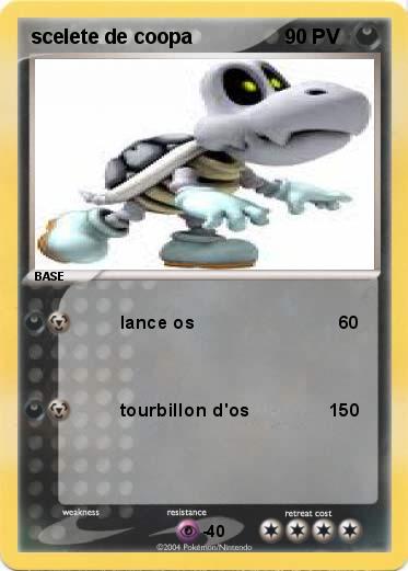Pokemon scelete de coopa
