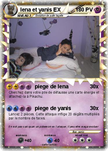 Pokemon lena et yanis EX