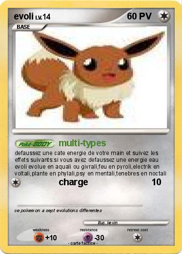 Pokemon evoli