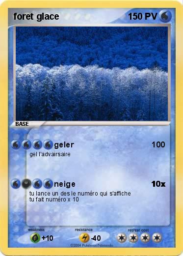 Pokemon foret glace
