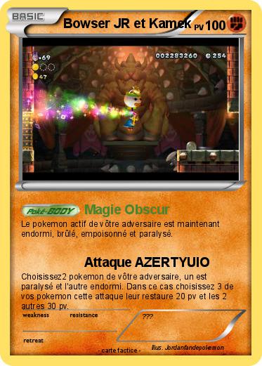 Pokemon Bowser JR et Kamek