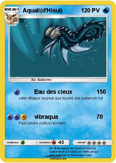 Pokemon Aquali(d'Hisui)