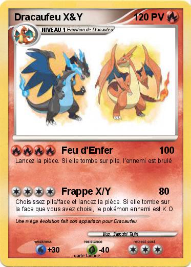 Pokemon Dracaufeu X&Y