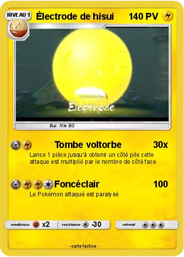 Pokemon Électrode de hisui