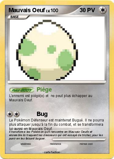 Pokemon Mauvais Oeuf