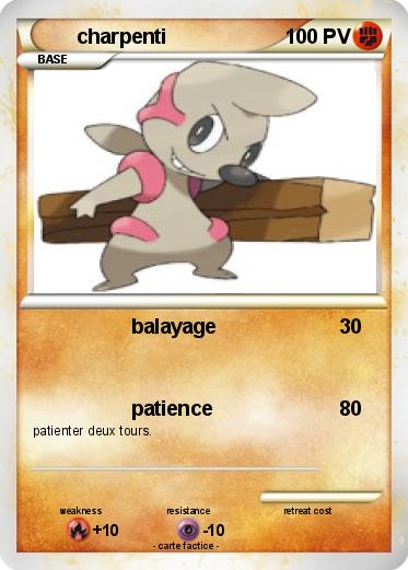 Pokemon charpenti