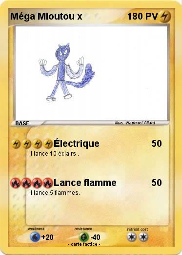 Pokemon Méga Mioutou x