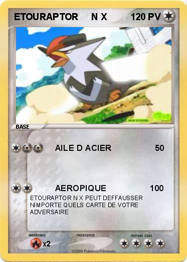 Pokemon ETOURAPTOR     N X