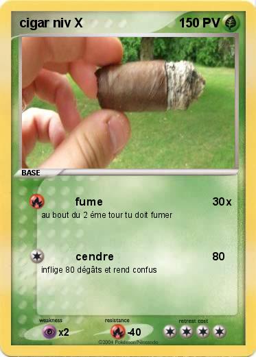 Pokemon cigar niv X