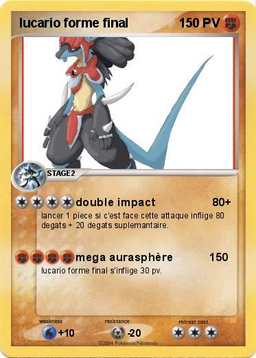 Pokemon lucario forme final