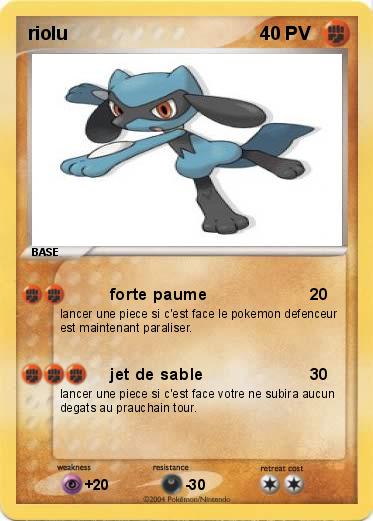 Pokemon riolu