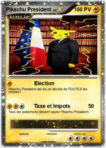 Pokemon Pikachu President