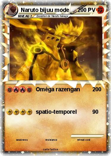 Pokemon Naruto bijuu mode
