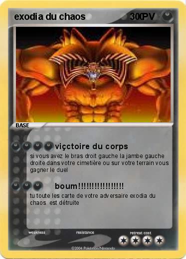 Pokemon exodia du chaos                     0