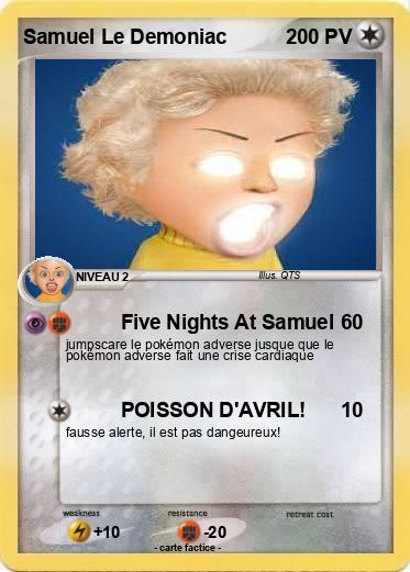Pokemon Samuel Le Demoniac