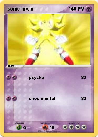 Pokemon sonic niv. x