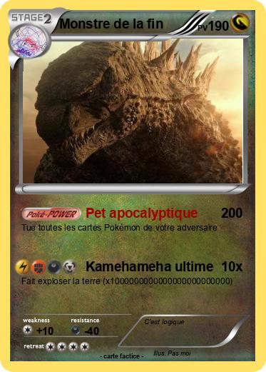Pokemon Monstre de la fin