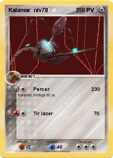 Pokemon Kalamar  niv78                  2