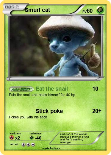 Pokemon Smurf cat